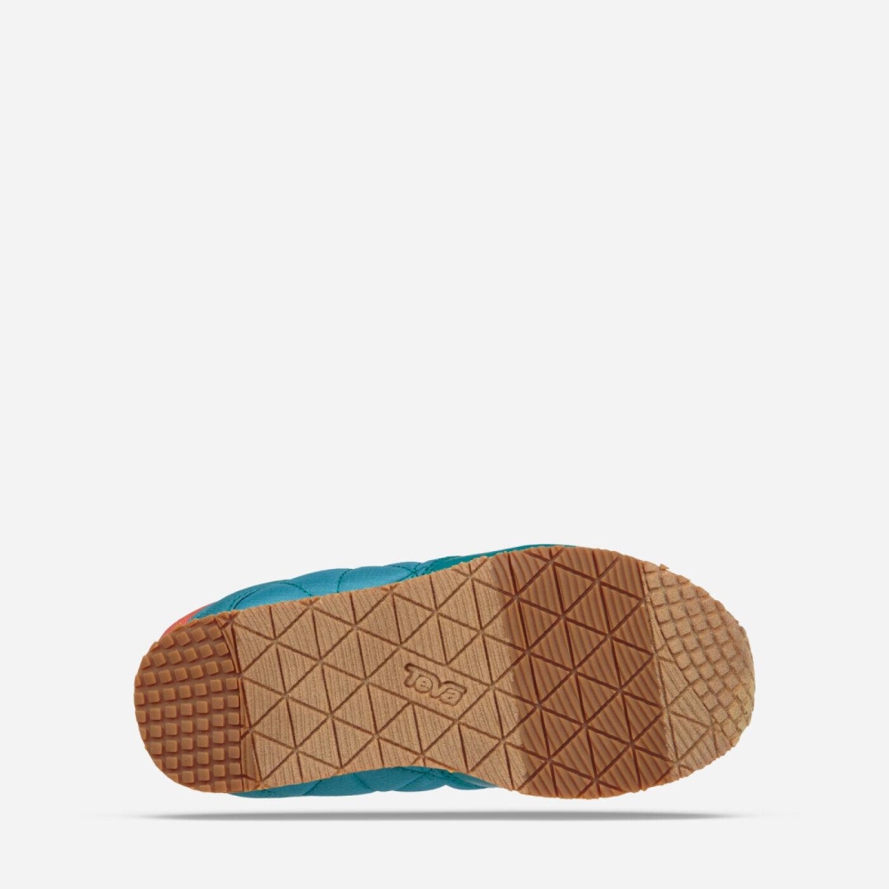 Kids' Teva Ember Moc Slippers Blue | 248905HXO