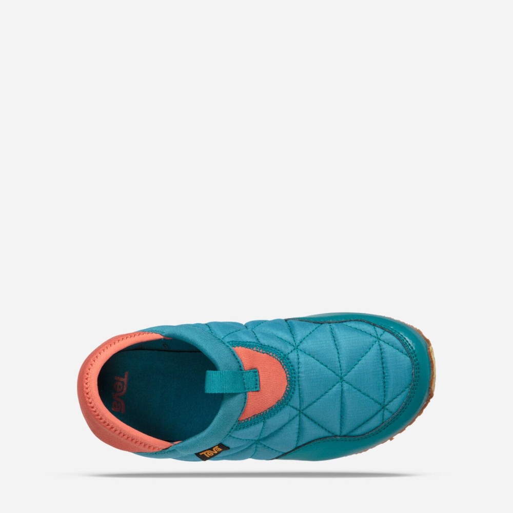 Kids' Teva Ember Moc Slippers Blue | 248905HXO