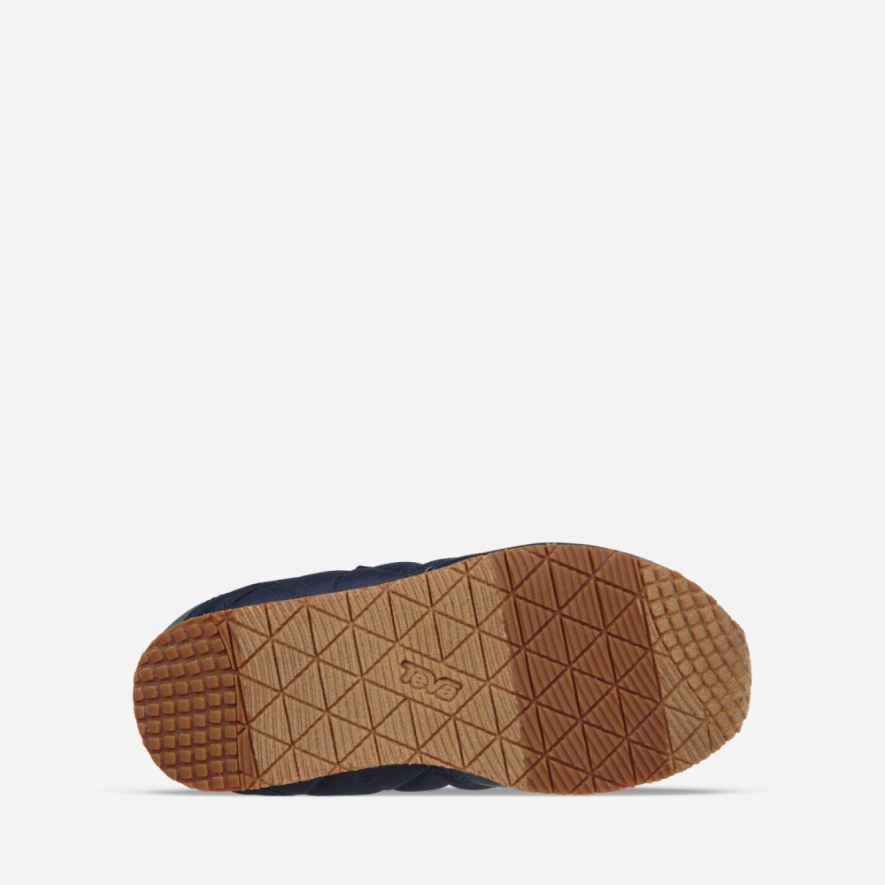 Kids' Teva Ember Moc Slippers Dark Blue | 732085FDC