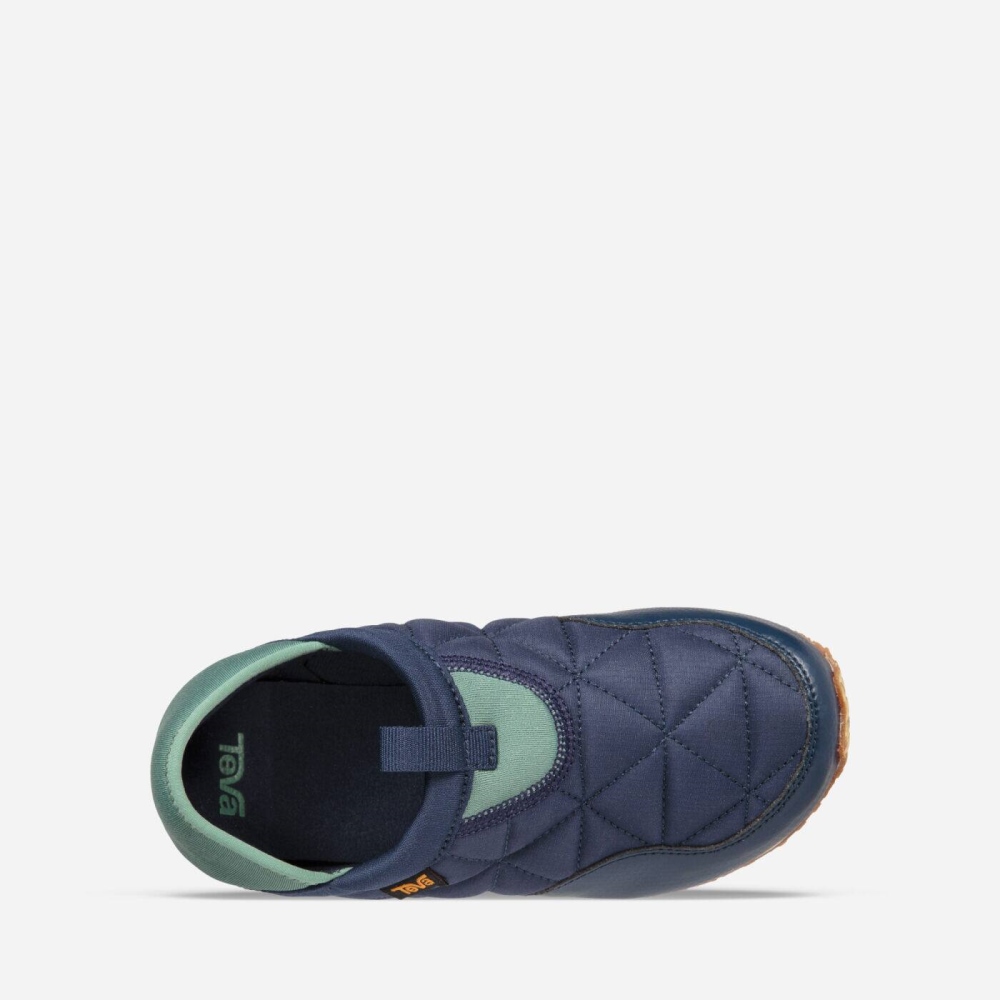 Kids' Teva Ember Moc Slippers Dark Blue | 732085FDC