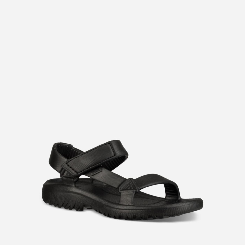 Kids' Teva Hurricane Drift Hiking Sandals Black | 245638OFN