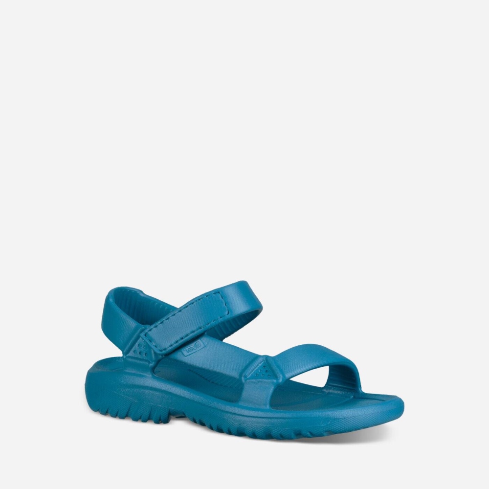 Kids' Teva Hurricane Drift Hiking Sandals Blue | 325079CGP