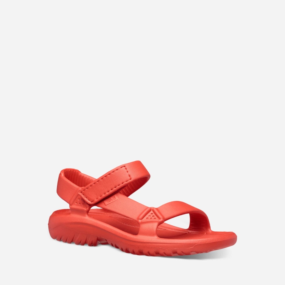 Kids' Teva Hurricane Drift Hiking Sandals Red | 586723UGD