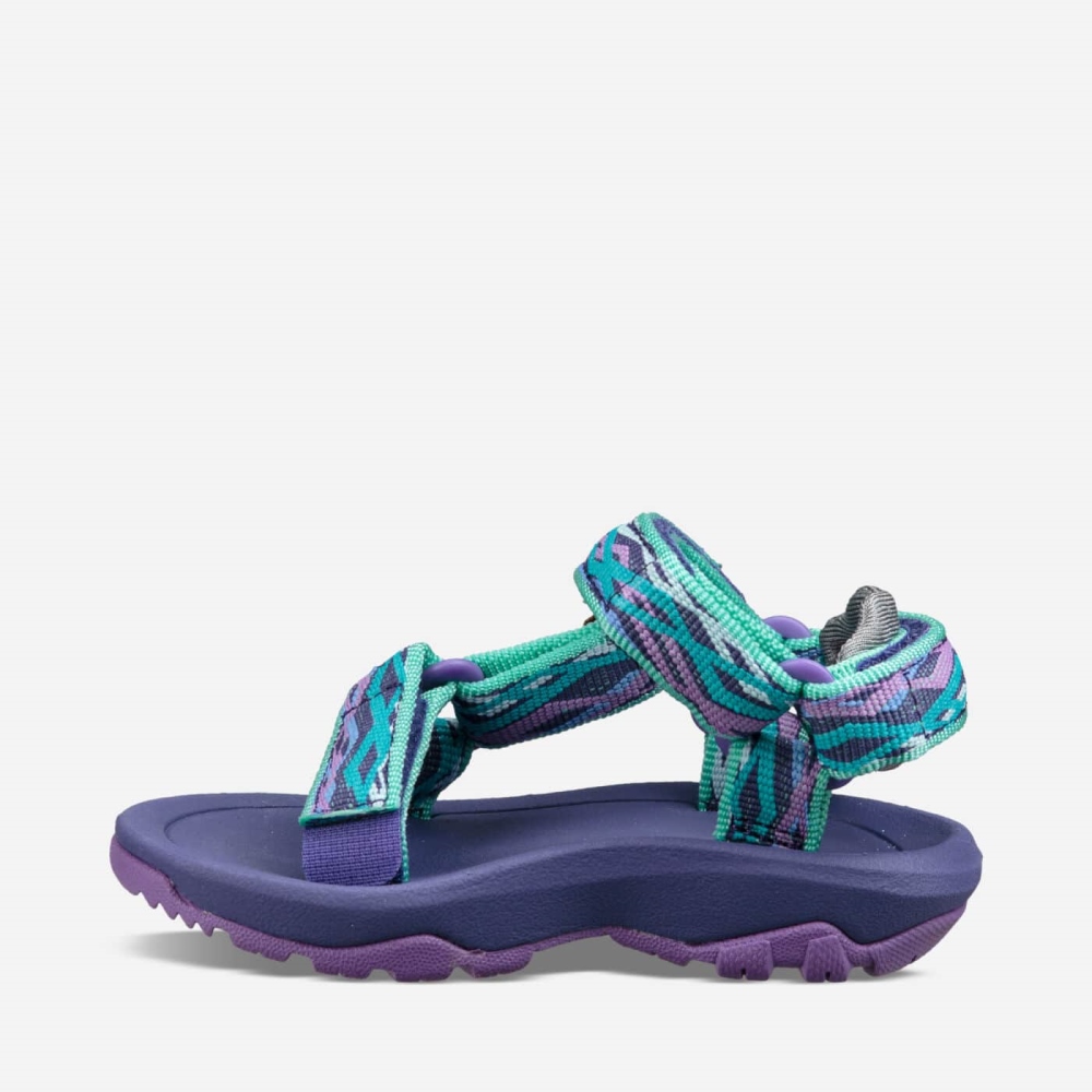 Kids' Teva Hurricane XLT2 Hiking Sandals Purple Green | 109536CKU