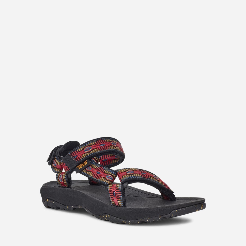 Kids' Teva Hurricane XLT2 Hiking Sandals Black Red | 140725TNF