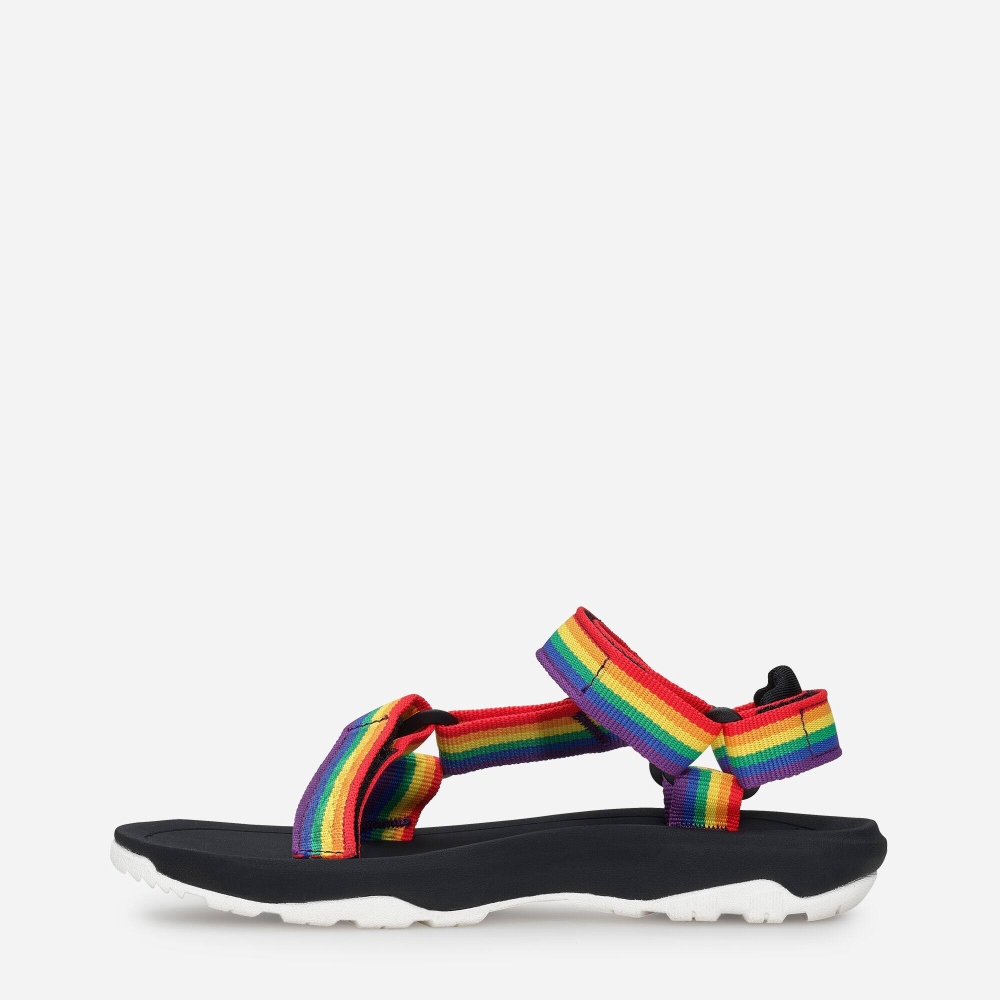 Kids' Teva Hurricane XLT2 Rainbow Pride Slip On Shoes Multicolor | 039864NHW