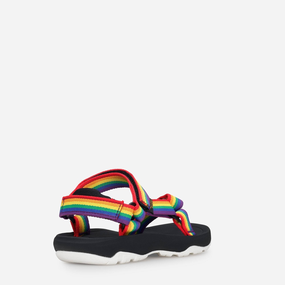 Kids' Teva Hurricane XLT2 Rainbow Pride Slip On Shoes Multicolor | 039864NHW