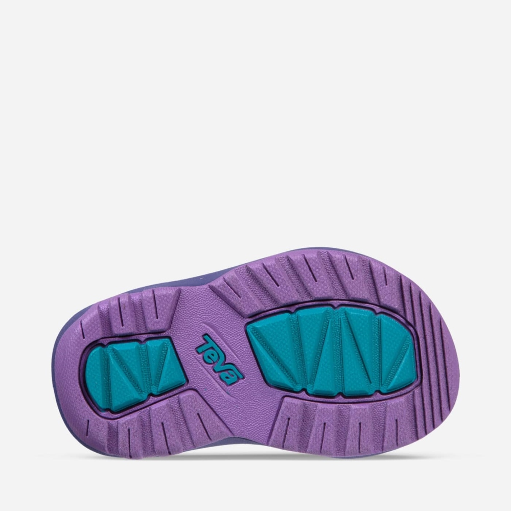 Kids' Teva Hurricane XLT2 Slip On Shoes Purple Green | 149708KUR