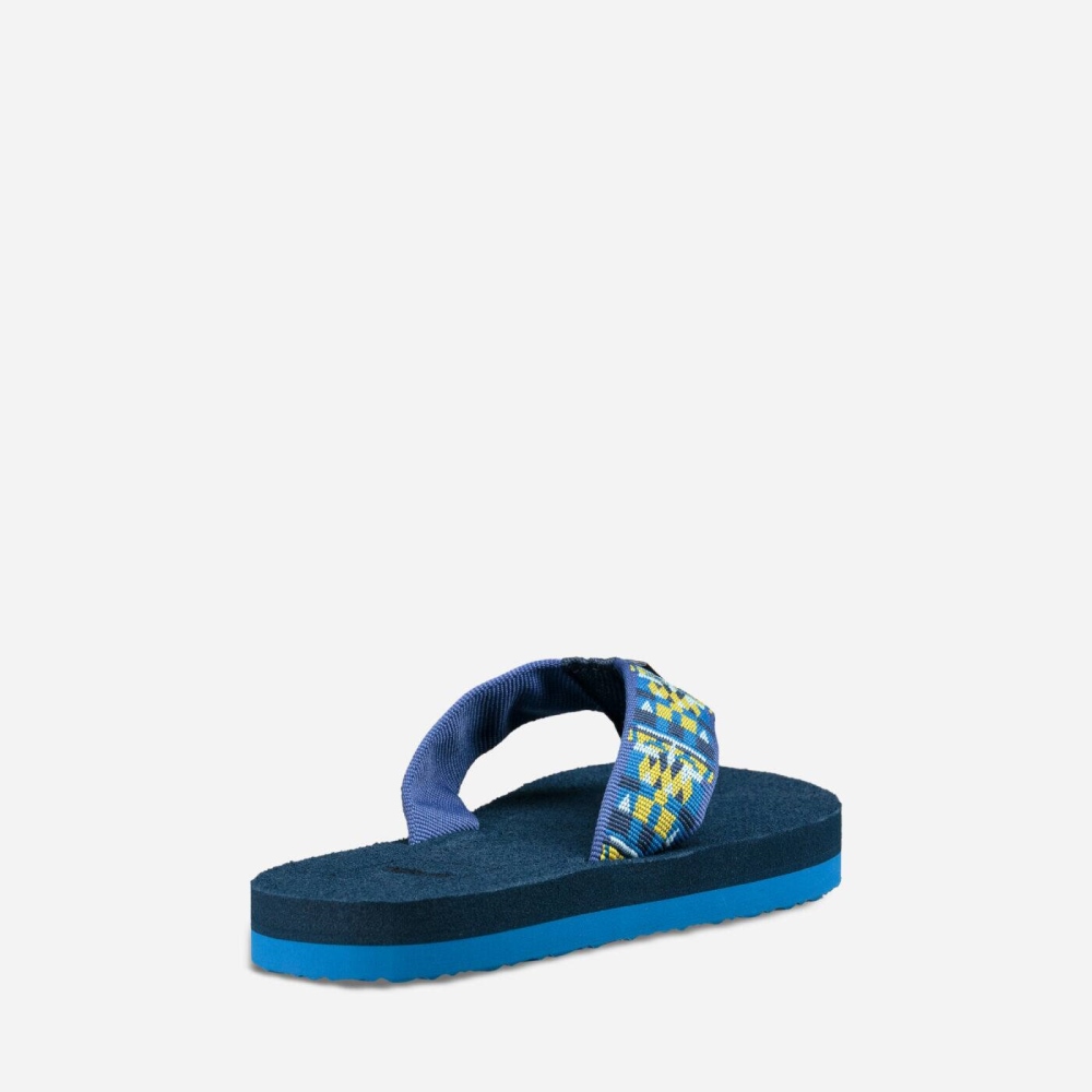 Kids' Teva Mush II Flip Flops Blue | 329084NIM