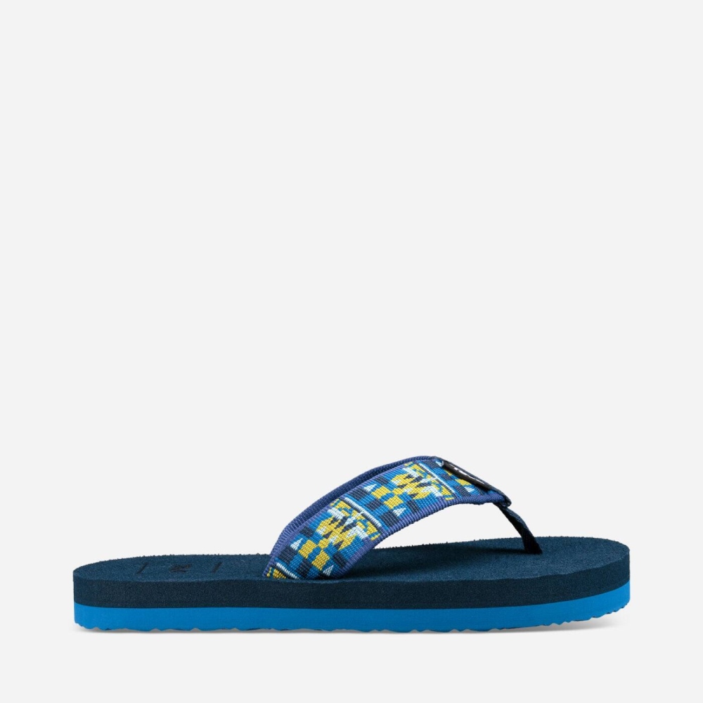 Kids\' Teva Mush II Flip Flops Blue | 329084NIM