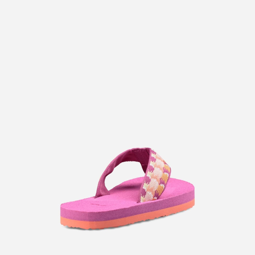 Kids' Teva Mush II Flip Flops Pink | 052798FOT