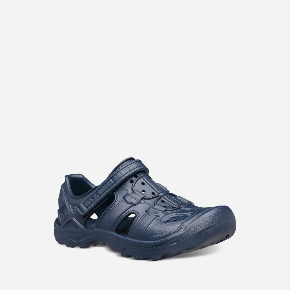 Kids' Teva Omnium Drift Hiking Shoes Navy | 029541HIX