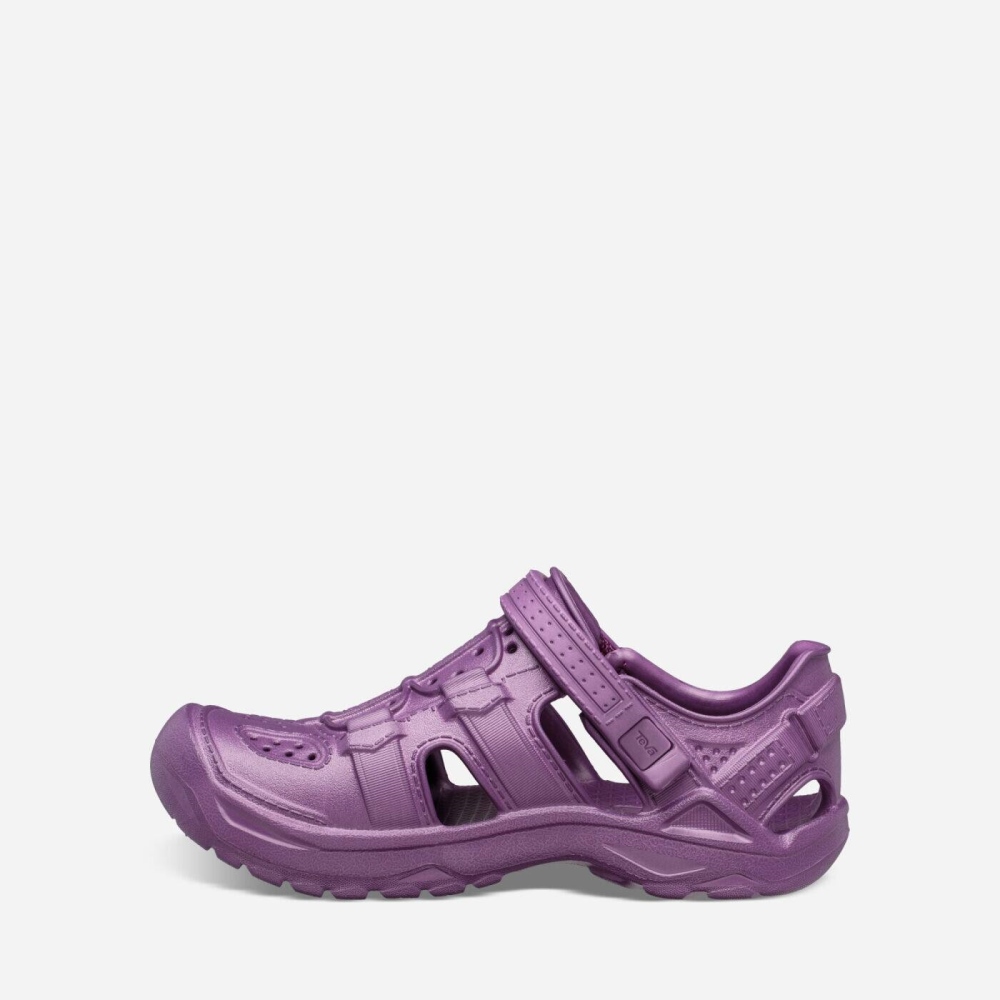 Kids' Teva Omnium Drift Hiking Shoes Purple | 947853GBL