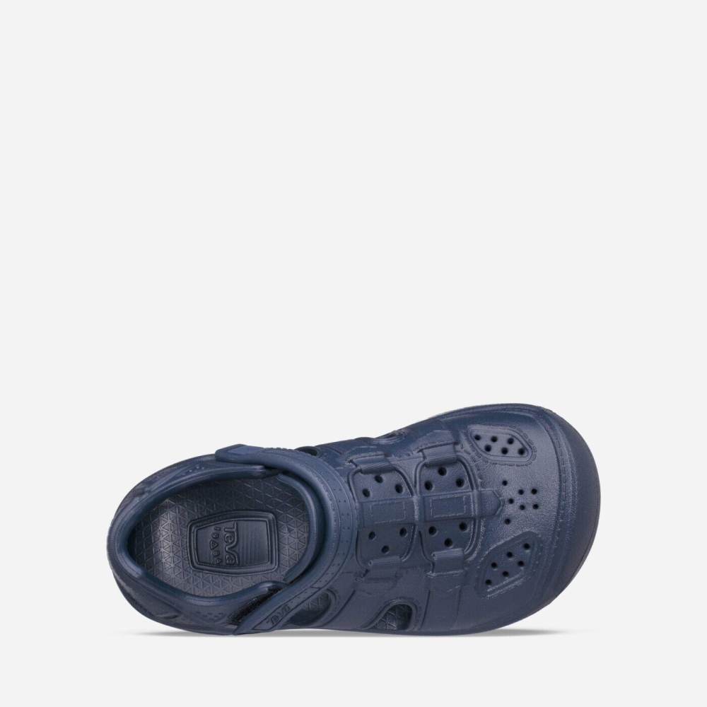 Kids' Teva Omnium Drift Slip On Shoes Navy | 130567OSK