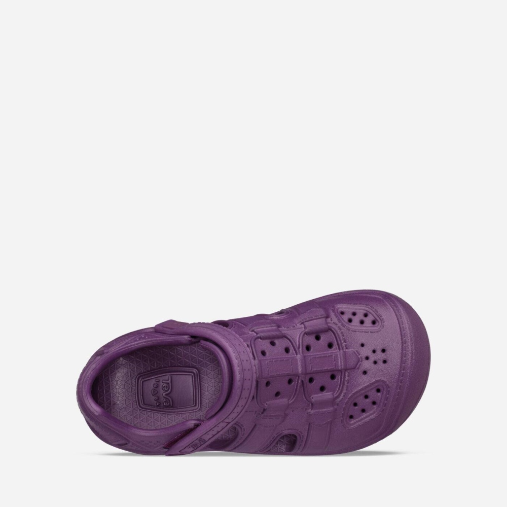 Kids' Teva Omnium Drift Slip On Shoes Purple | 025916IGW