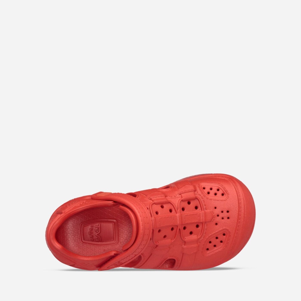 Kids' Teva Omnium Drift Slip On Shoes Red | 098152AEN