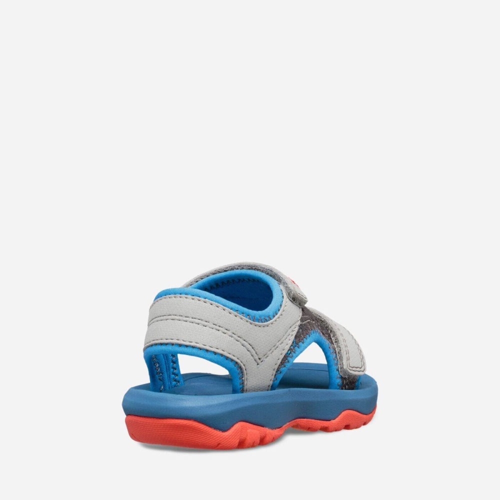 Kids' Teva Psyclone XLT Hiking Sandals Grey Blue | 168479VPU