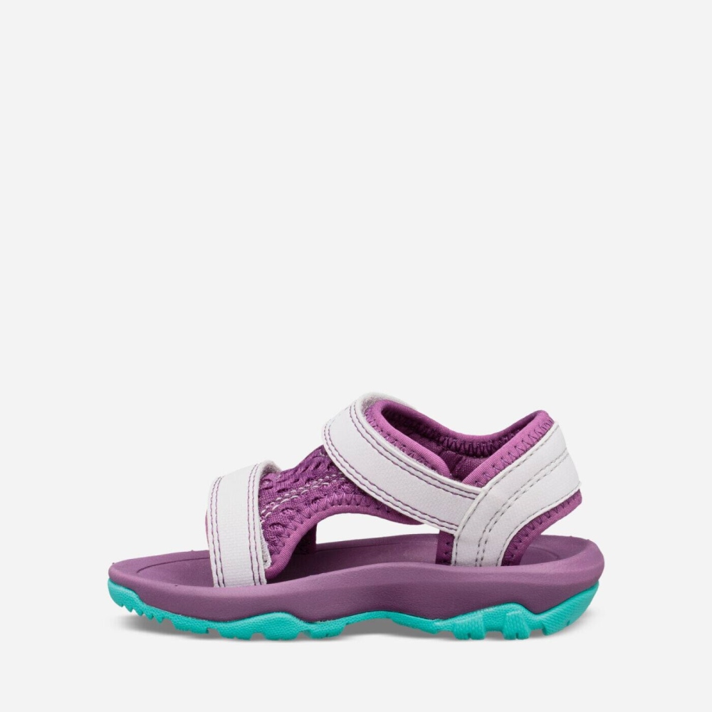 Kids' Teva Psyclone XLT Hiking Sandals Purple White | 283579YWF