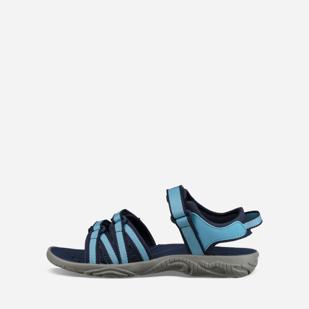 Kids' Teva Tirra Hiking Sandals Blue | 457906WNL