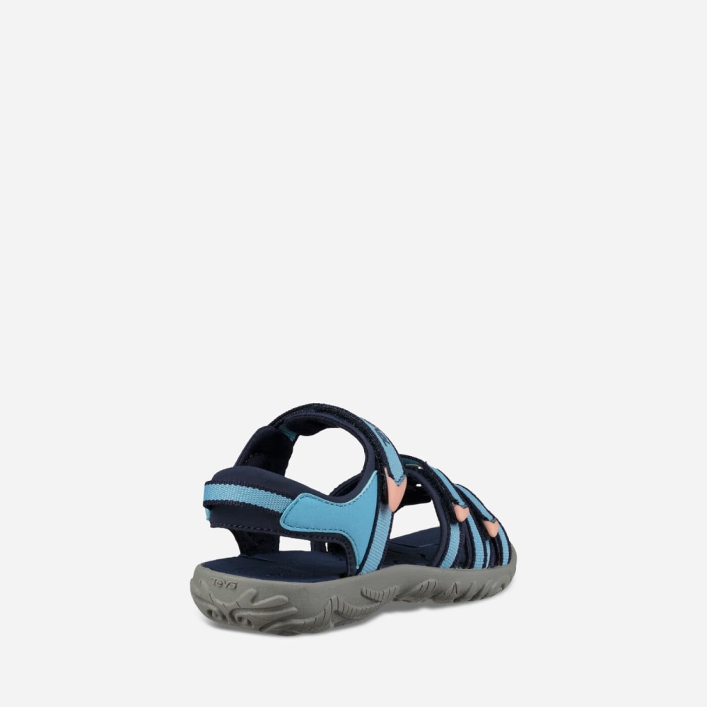 Kids' Teva Tirra Hiking Sandals Blue | 457906WNL