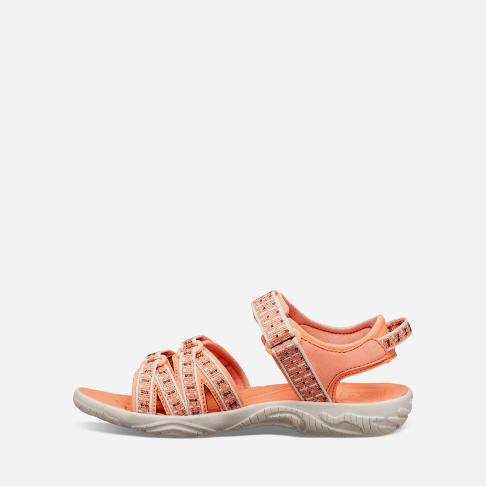 Kids' Teva Tirra Hiking Sandals Rose Gold | 036845RIG