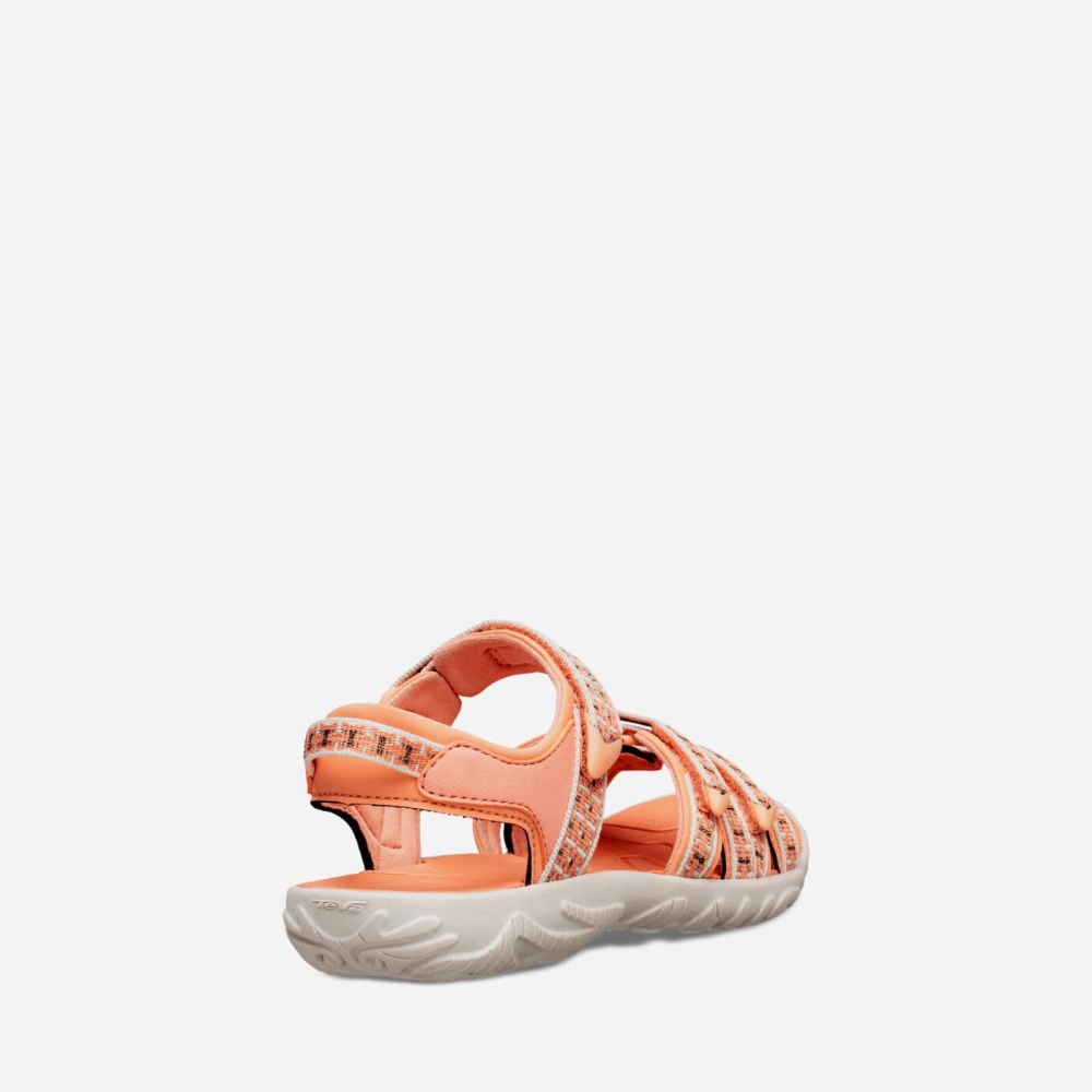 Kids' Teva Tirra Hiking Sandals Rose Gold | 036845RIG