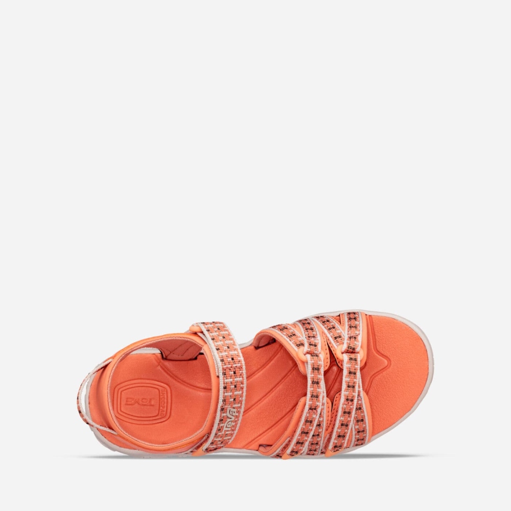 Kids' Teva Tirra Hiking Sandals Rose Gold | 036845RIG