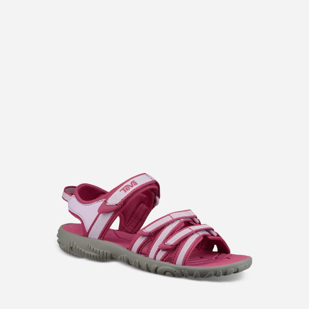 Kids' Teva Tirra Hiking Sandals Rose Purple | 376548EAZ