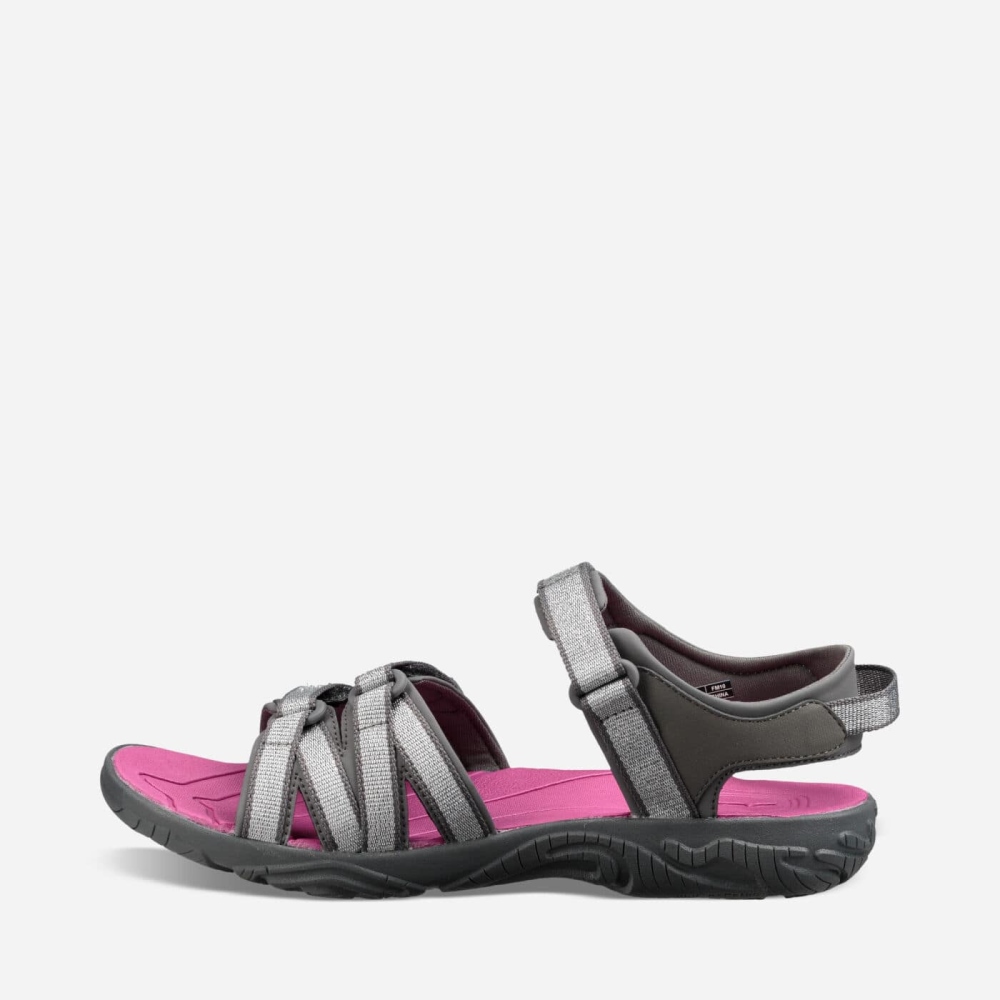 Kids' Teva Tirra Hiking Sandals Silver Rose | 971320TDB