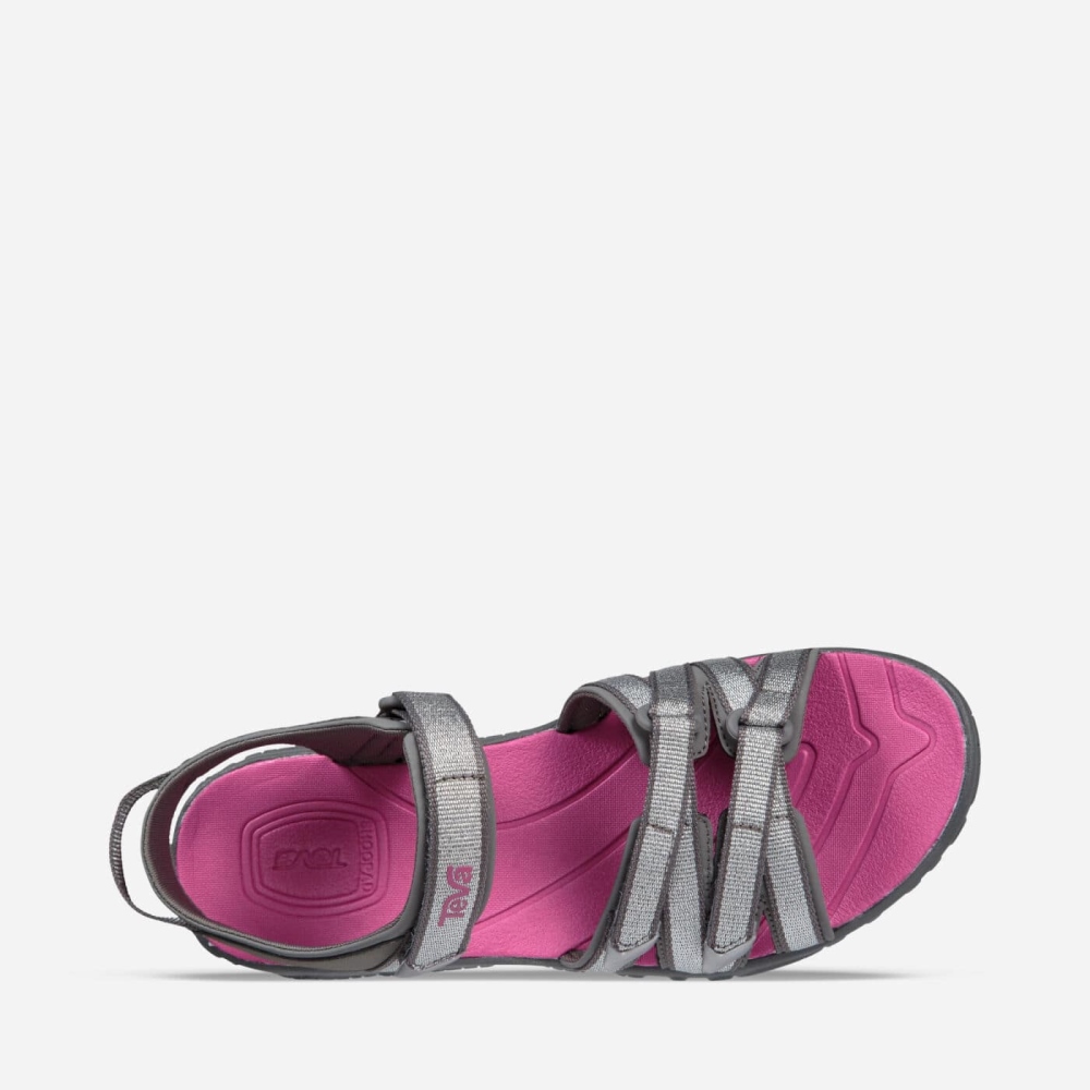 Kids' Teva Tirra Hiking Sandals Silver Rose | 971320TDB