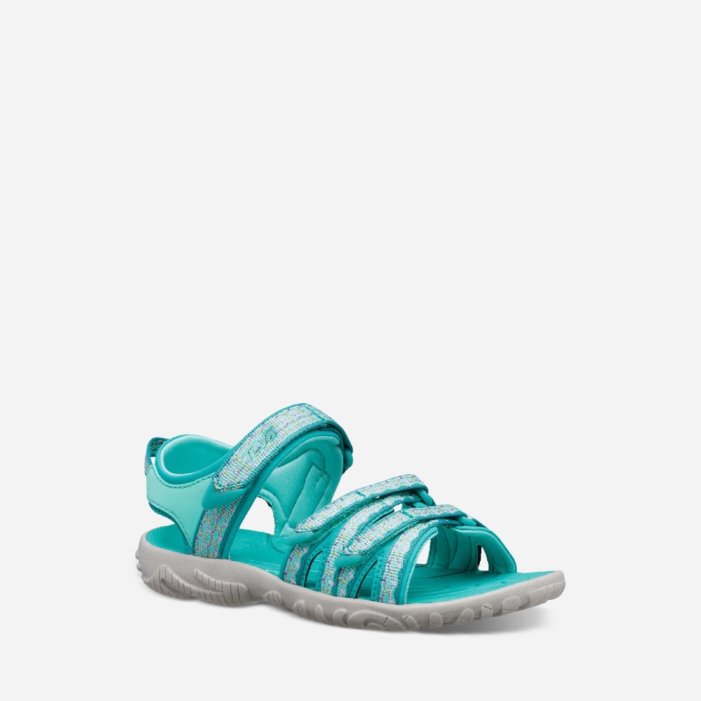 Kids' Teva Tirra Hiking Sandals Turquoise | 641592MKG