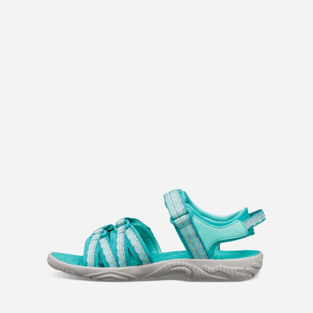 Kids' Teva Tirra Hiking Sandals Turquoise | 641592MKG