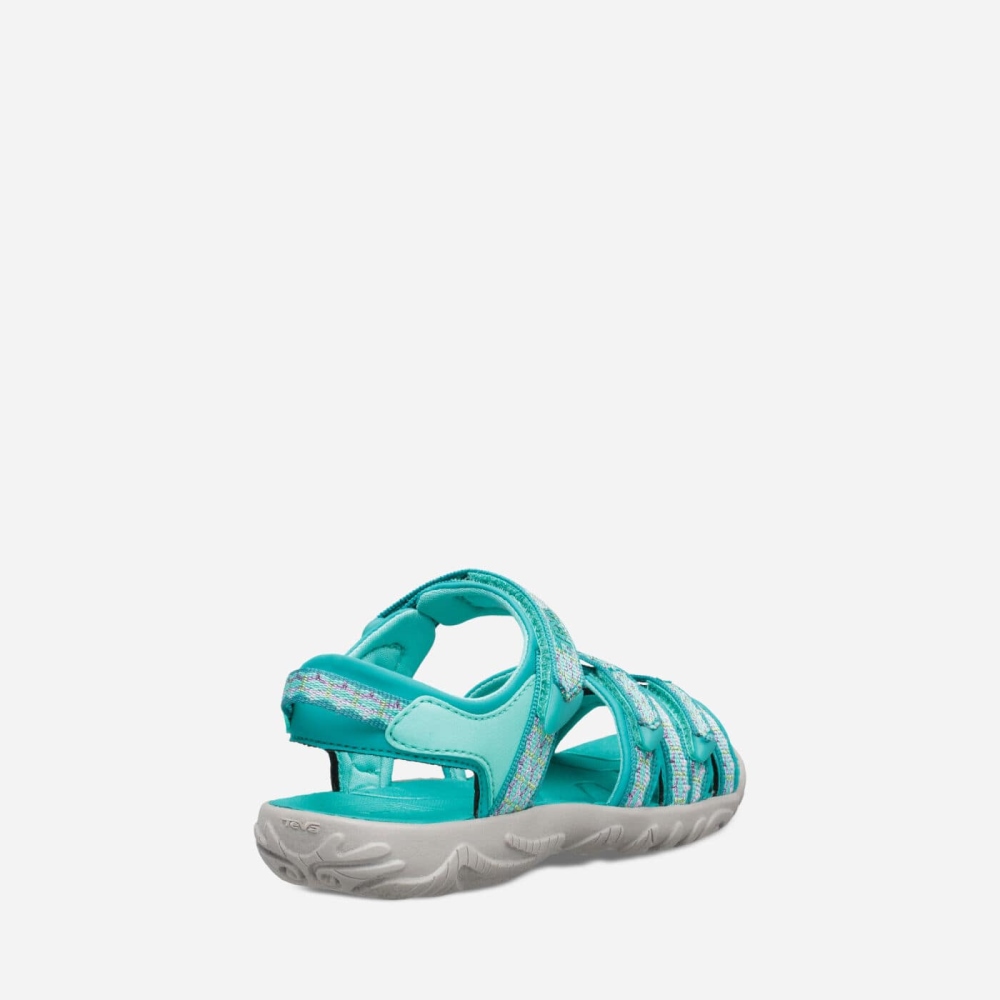 Kids' Teva Tirra Hiking Sandals Turquoise | 641592MKG