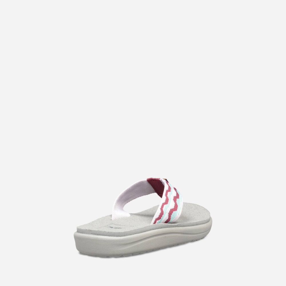 Kids' Teva Voya Flip Flops Grey Rose | 079236CEN