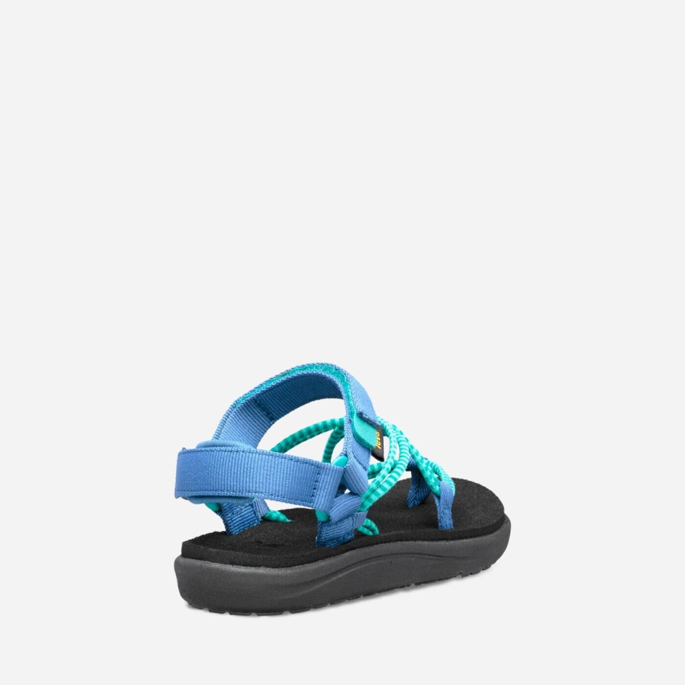 Kids' Teva Voya Infinity Hiking Sandals Blue | 234901QVJ