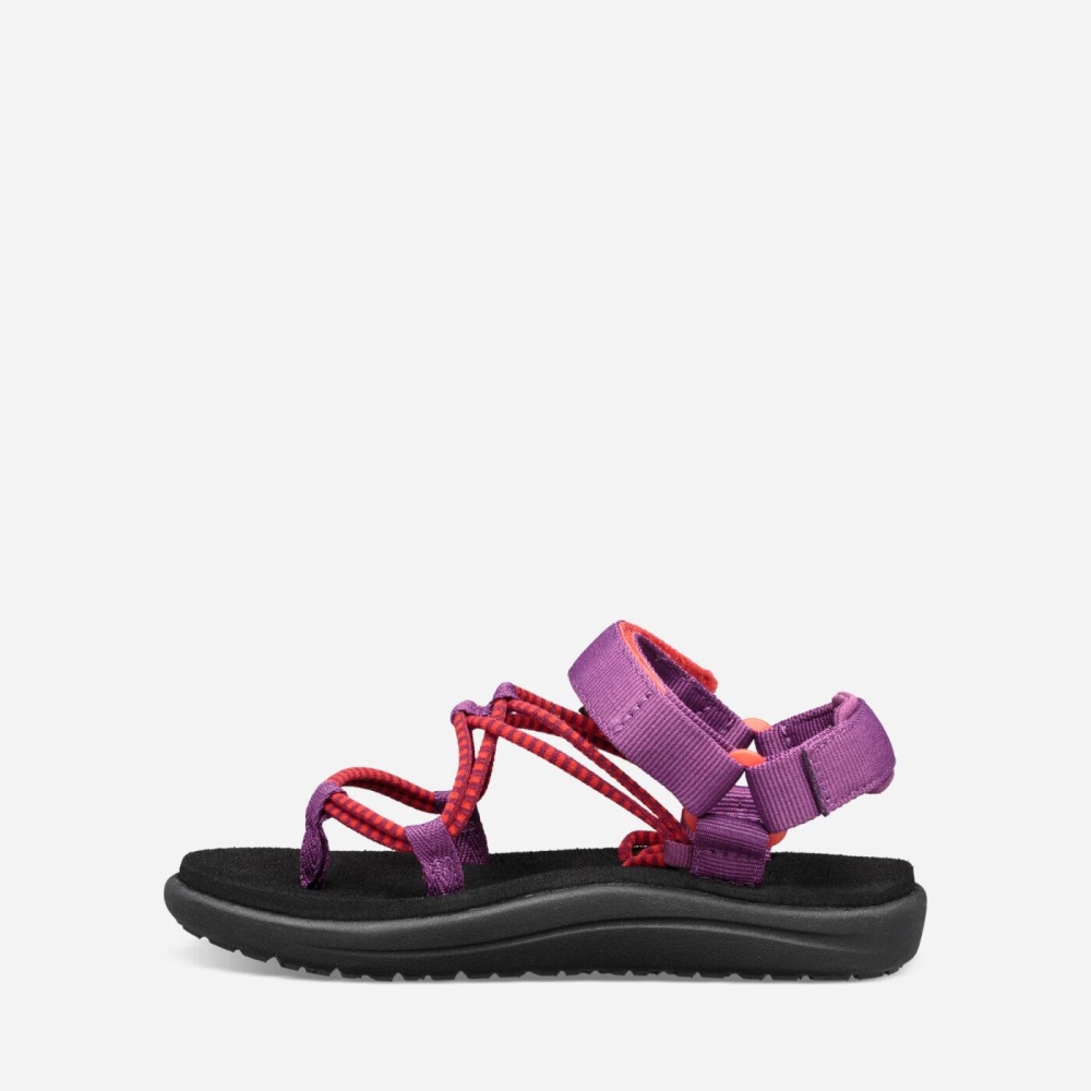 Kids' Teva Voya Infinity Hiking Sandals Purple Red | 291347SWU