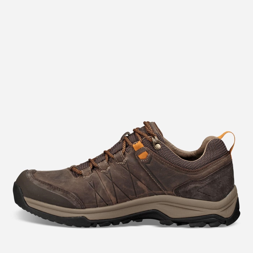 Men's Teva Arrowood Riva WP Hiking Shoes Brown | 378265KCR