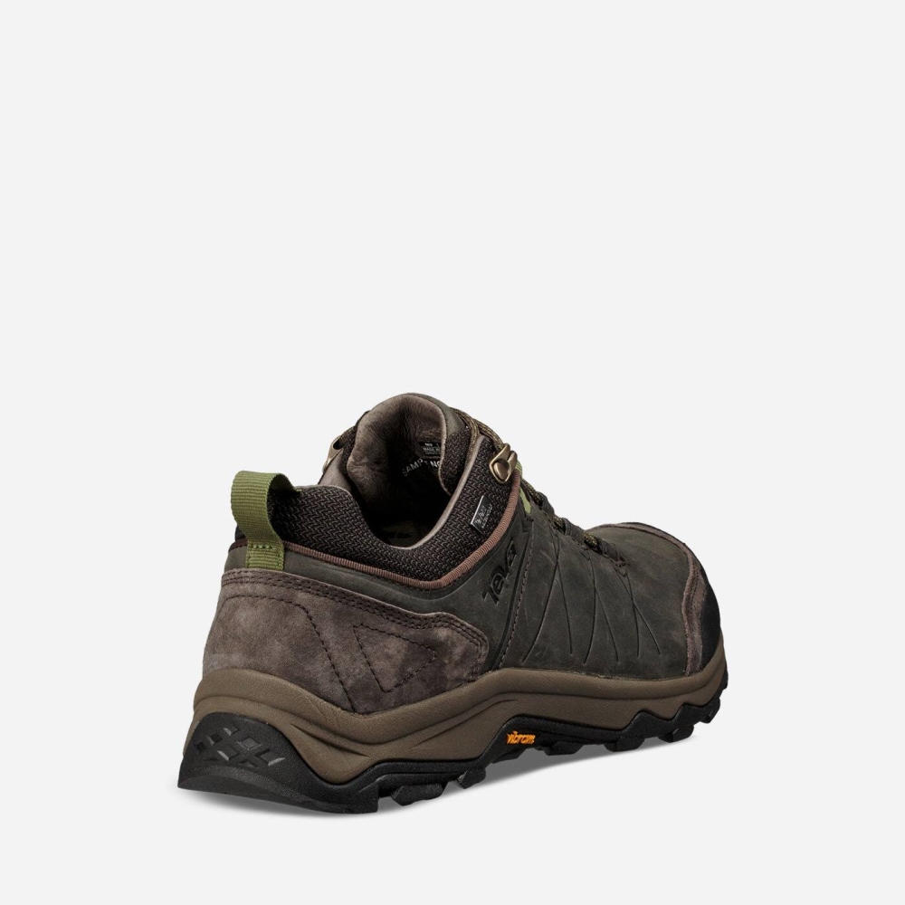 Men's Teva Arrowood Riva WP Sneakers Brown | 140728KSH