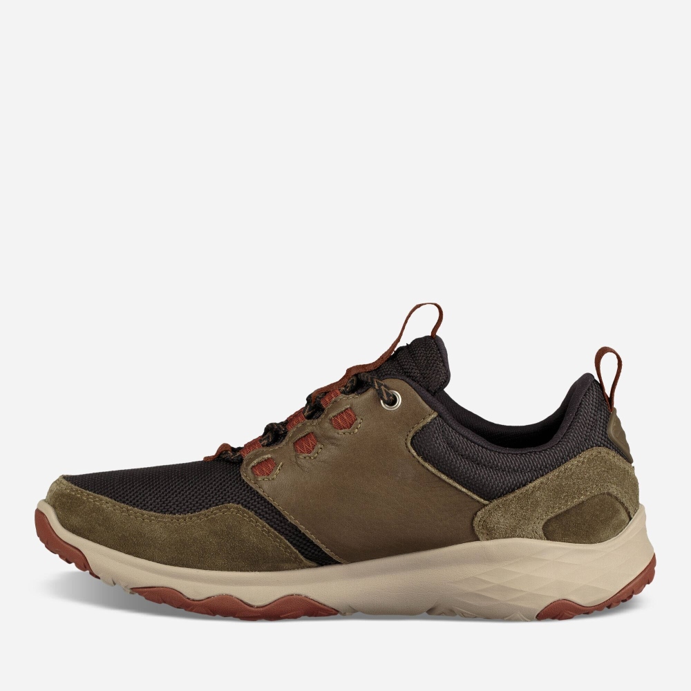 Men's Teva Arrowood Venture WP Sneakers Olive | 374695XEN