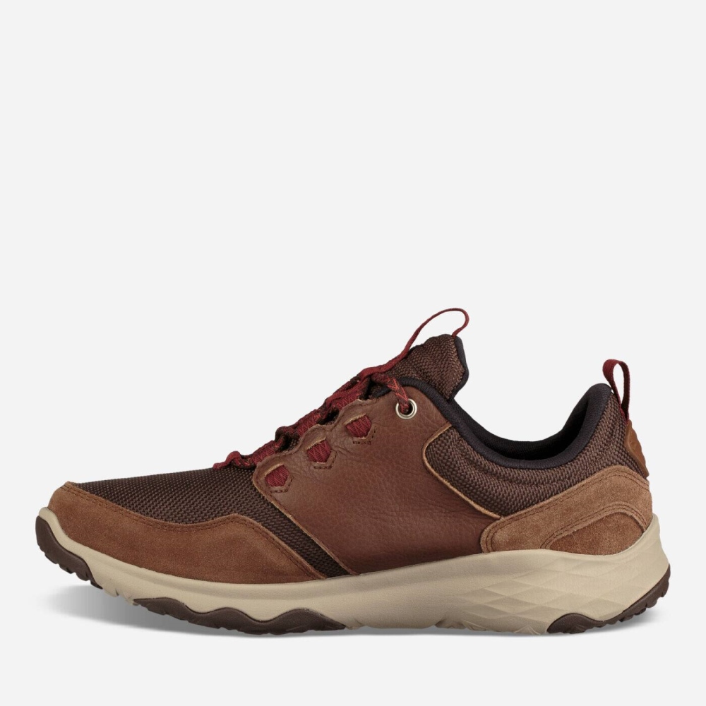 Men's Teva Arrowood Venture WP Sneakers Brown | 705814CXH