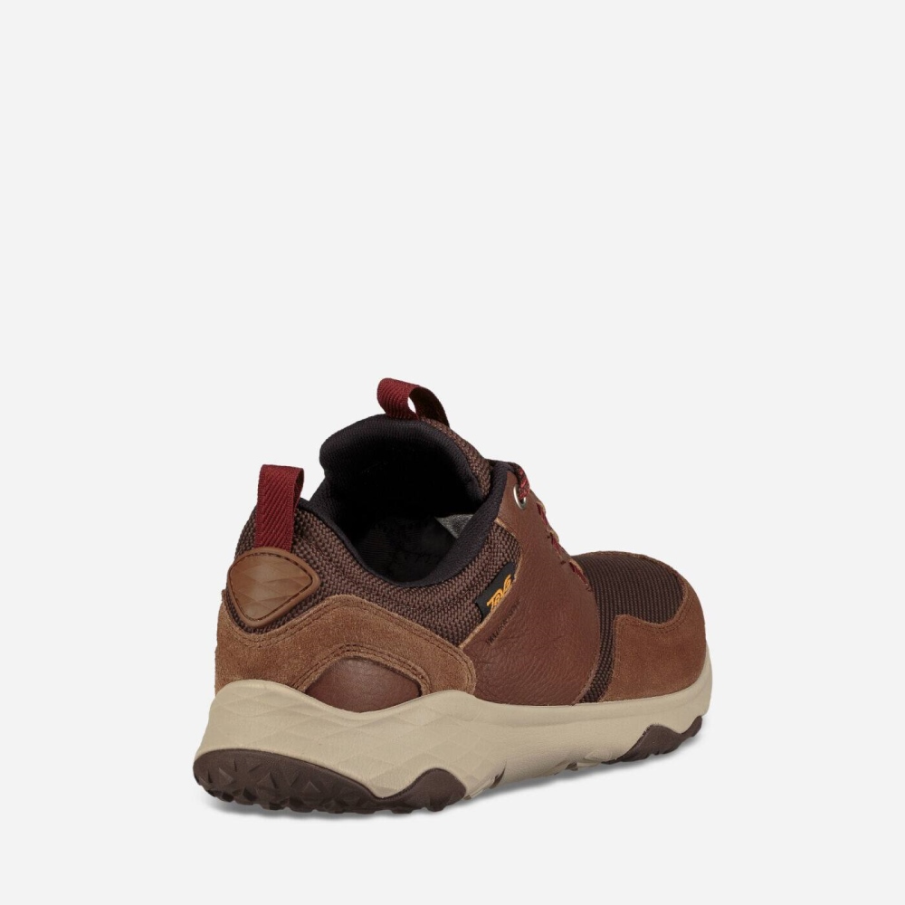 Men's Teva Arrowood Venture WP Sneakers Brown | 705814CXH