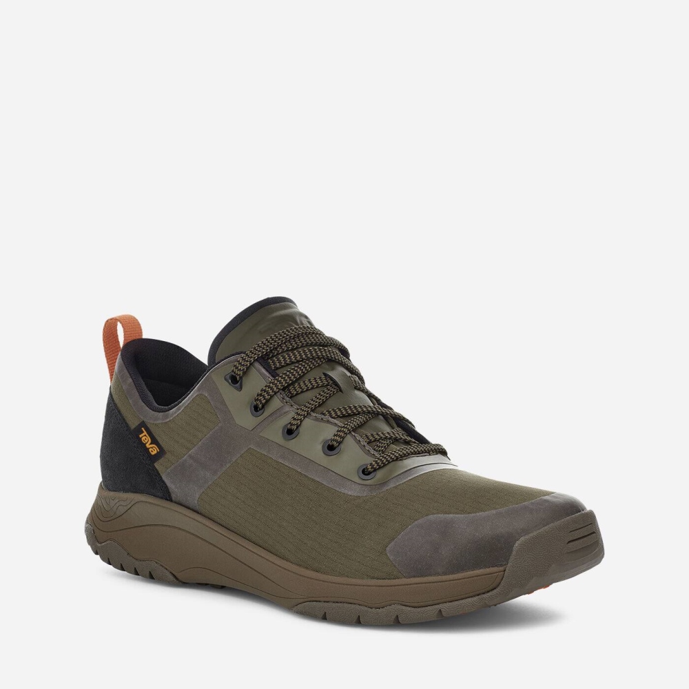 Men's Teva Gateway Low Hiking Shoes Olive | 348076FGH