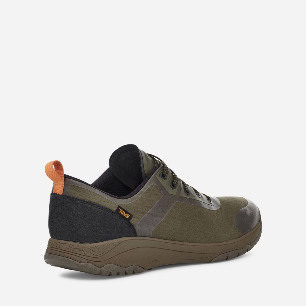 Men's Teva Gateway Low Hiking Shoes Olive | 348076FGH