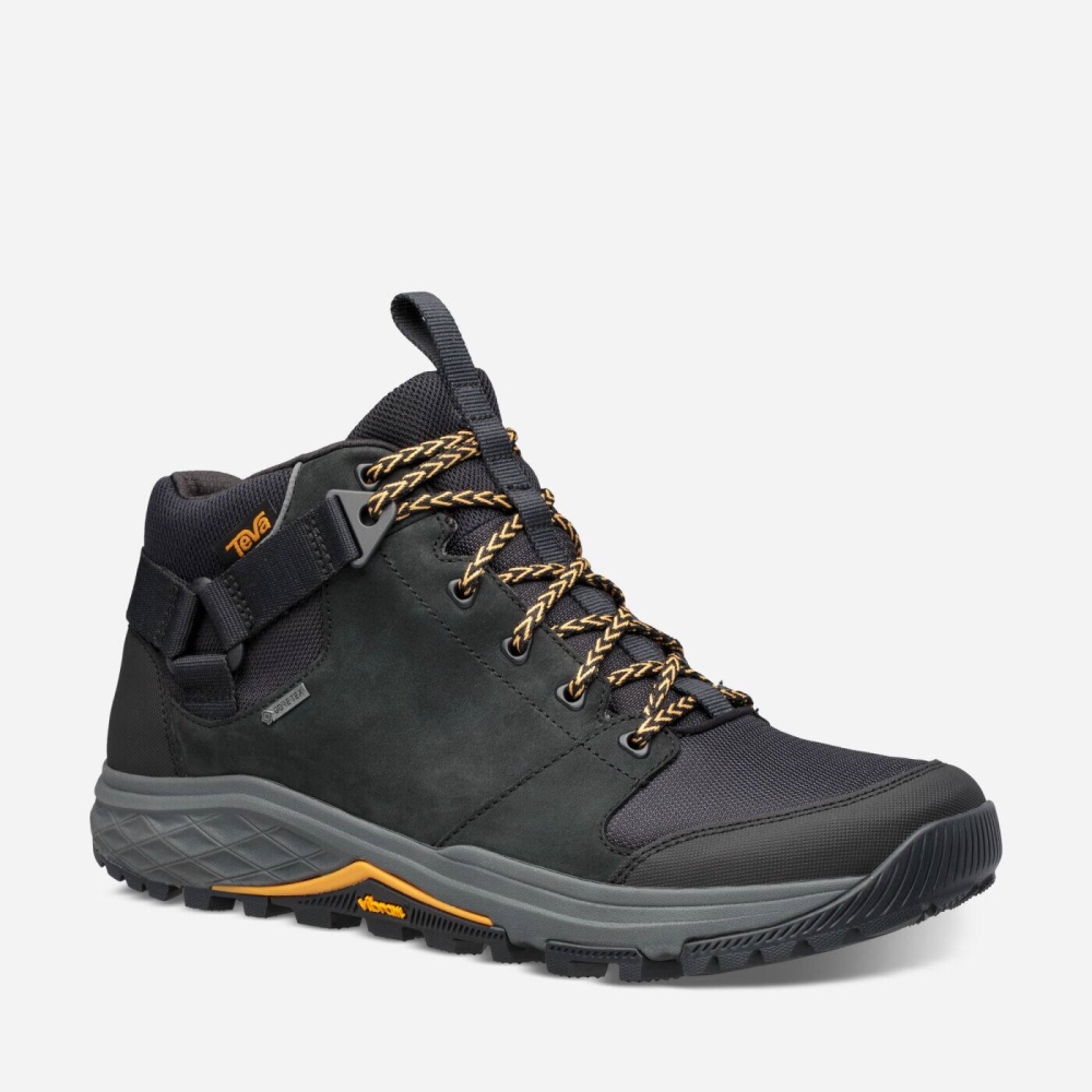 Men's Teva Grandview GTX Boots Black | 423587HXW