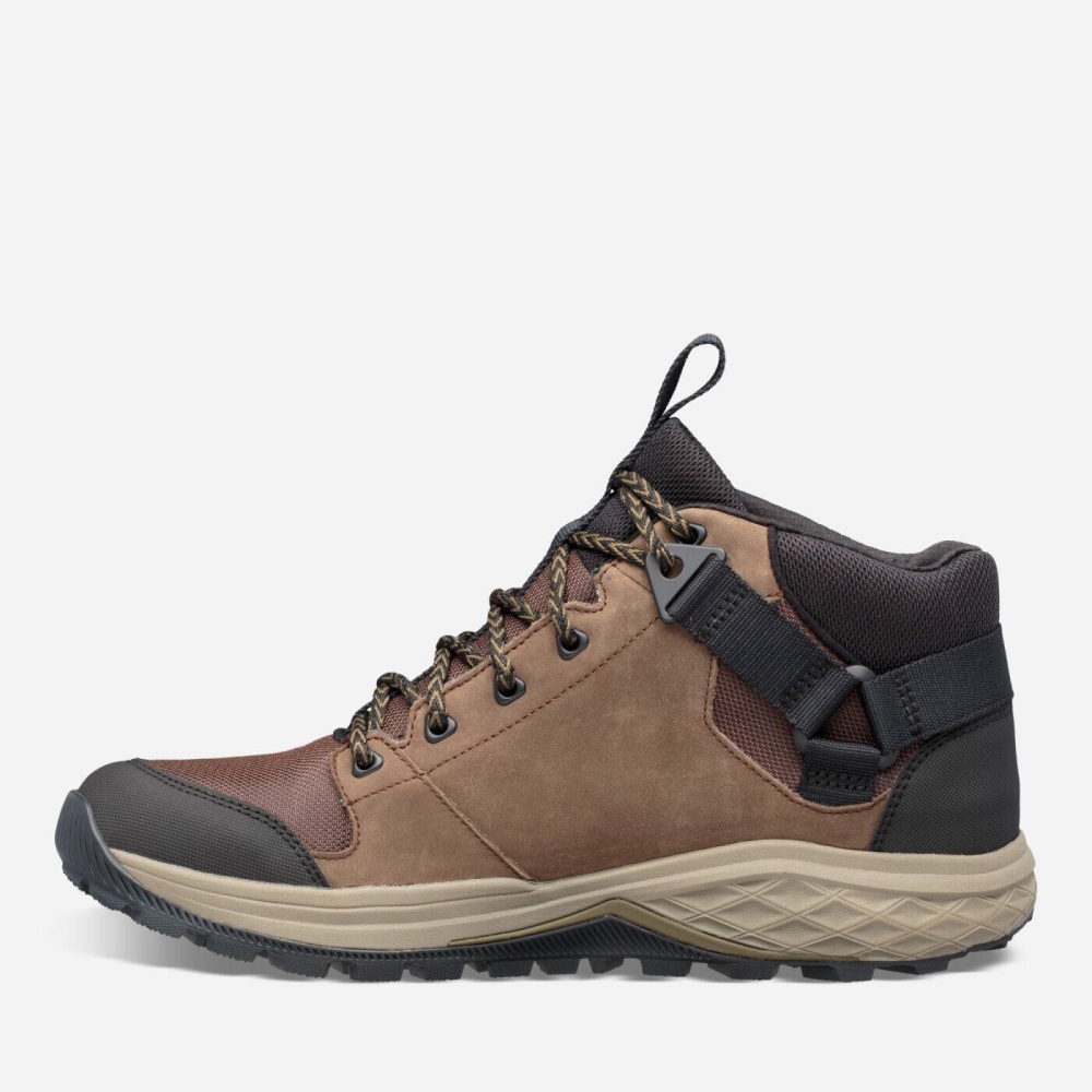 Men's Teva Grandview GTX Boots Chocolate | 870693DIV