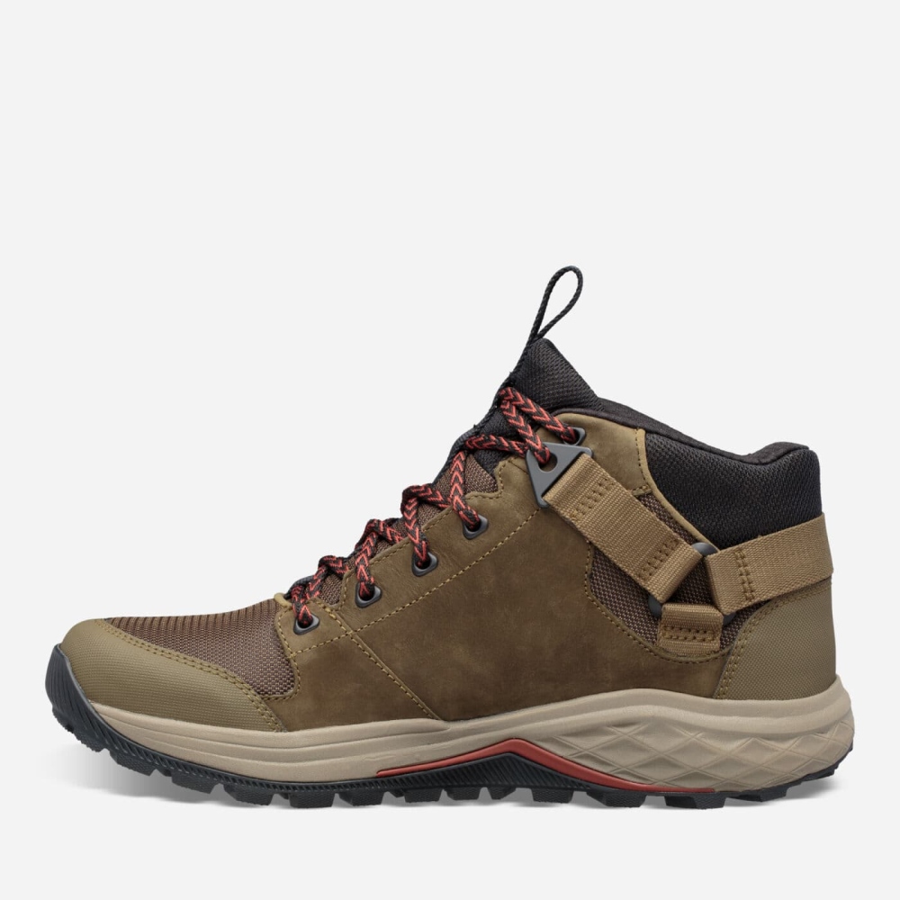 Men's Teva Grandview GTX Boots Olive | 439762JEU