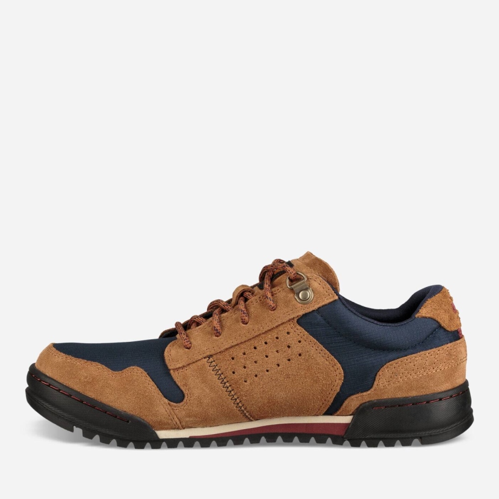 Men's Teva Highside 84 Sneakers Navy Brown | 135624VIA