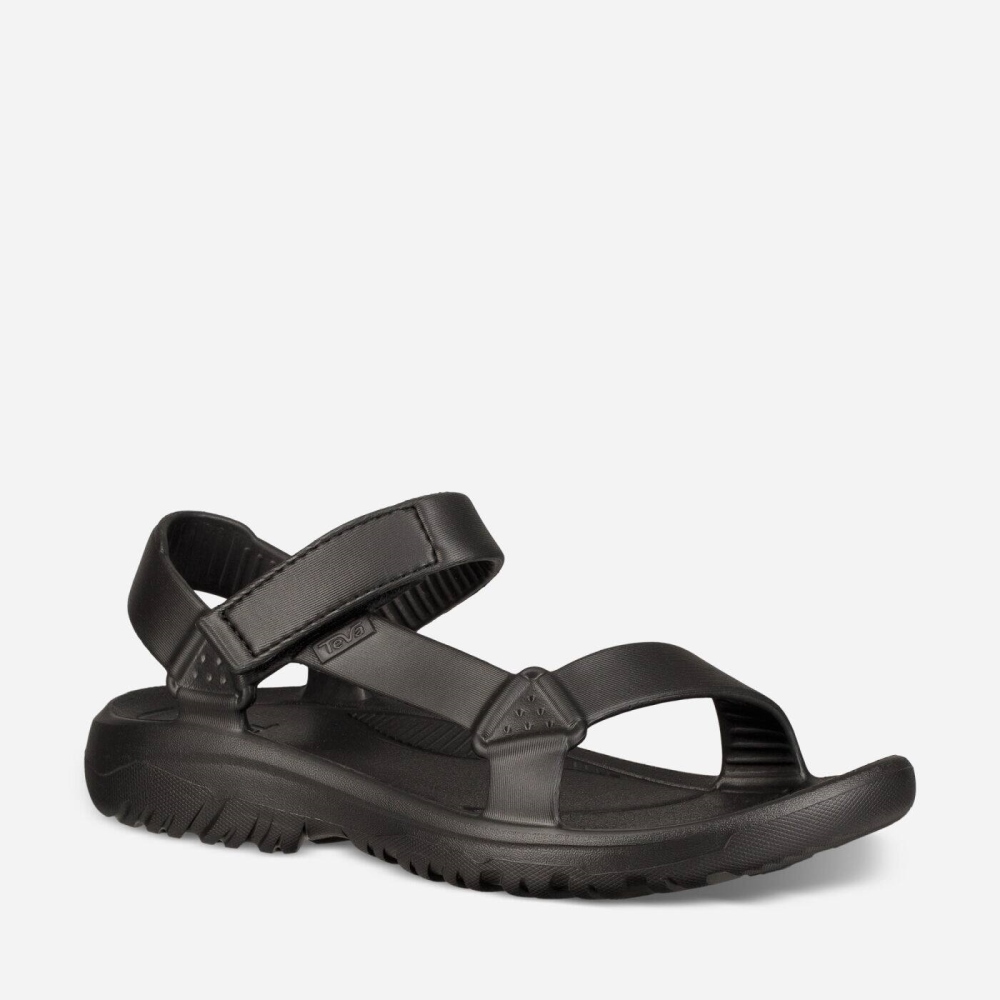 Men's Teva Hurricane Drift Sandals Black | 682530MNA