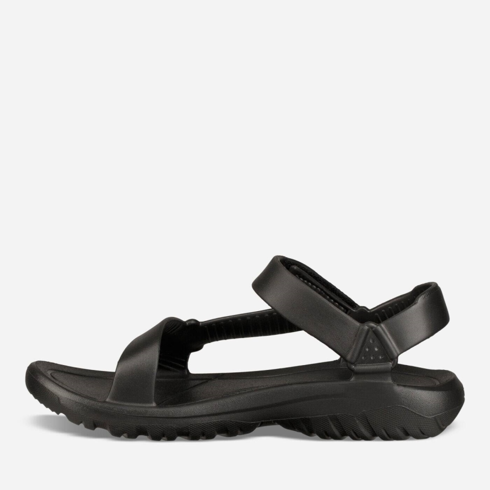 Men's Teva Hurricane Drift Sandals Black | 682530MNA