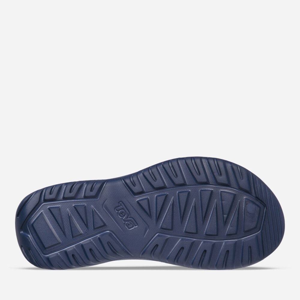 Men's Teva Hurricane Drift Sandals Navy | 254369WFD